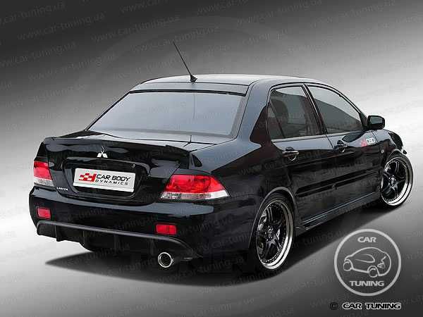 Mitsubishi Lanser IX 2006- Докладка заднього бампера.Нова. ABS пластик