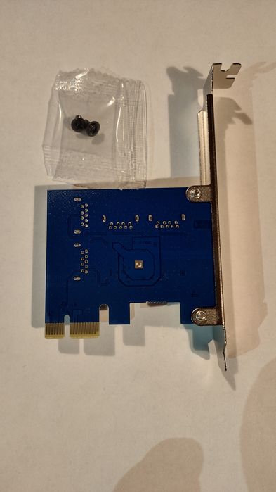 Adapter Riser PCI-E 1x na 4x USB 3.0 do koparki