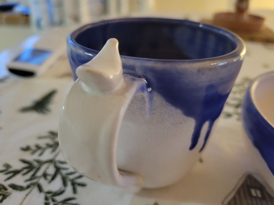 Чашка тарілка керамічна ручна робота