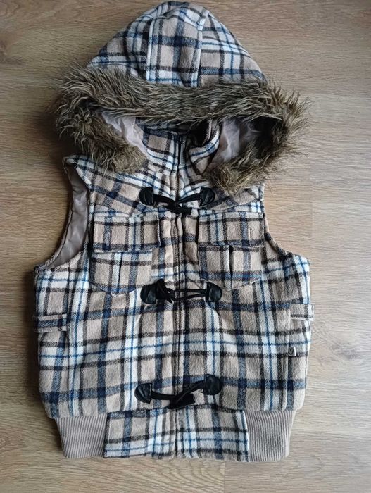 Kamizelka, ocieplana Unionbay S kratka jak Burberry