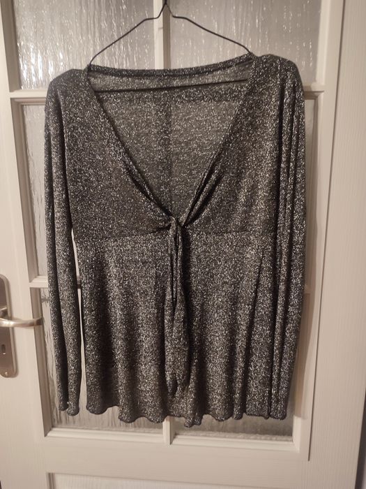 Błyszcząca bluzka damska rozmiar L