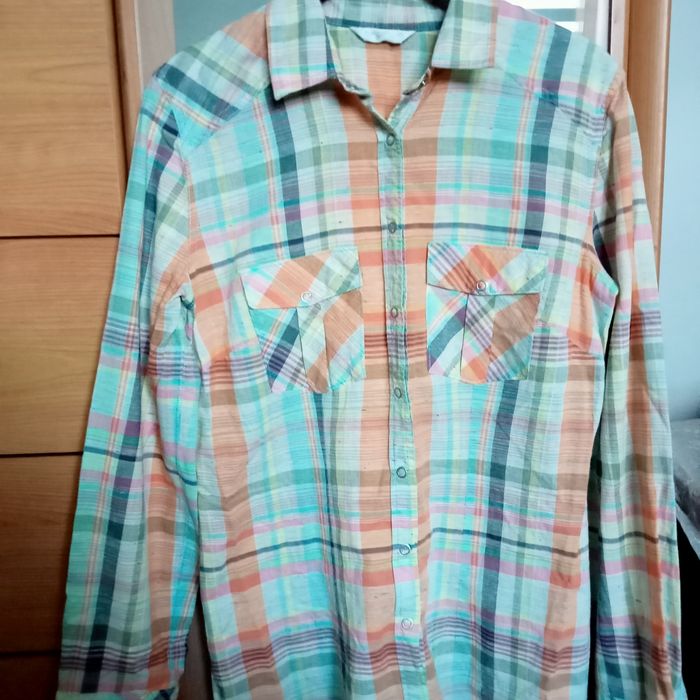 Koszula damska w kratę Promod L