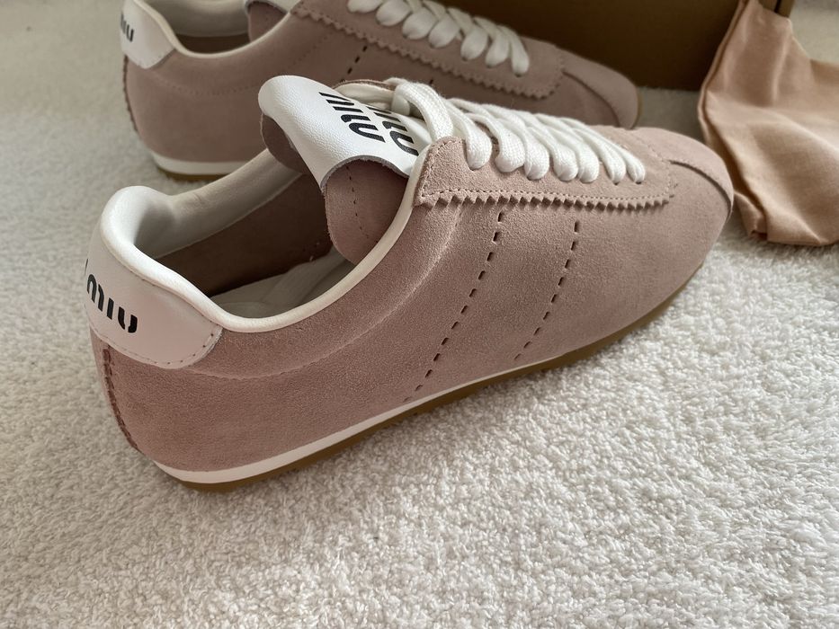 Sneakersy Miu Miu Plume