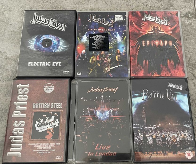 DVD Judas Priest, koncerty 6 szt.