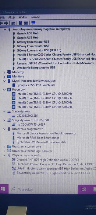 HP 4530S - 15,6 cala - Core i3 4x2,10 GHz - 6GB Ram - 240GB SSD -Win10