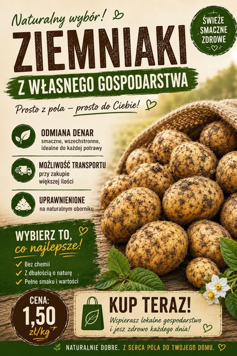 Ziemniaki wczesne odmiana Denar