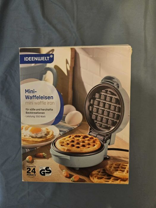 Mini maszyna do gofrów - Mini gofrownica 550W!