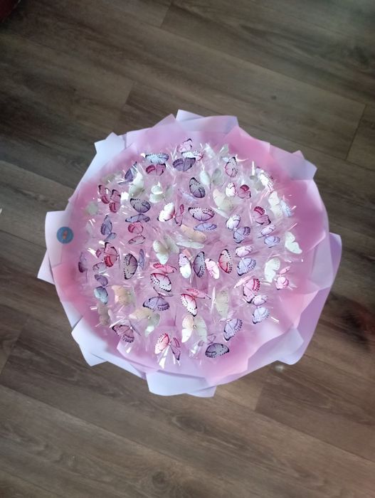 Букет з метеликів ручної роботи  Ідеальний подарунок на День закохан