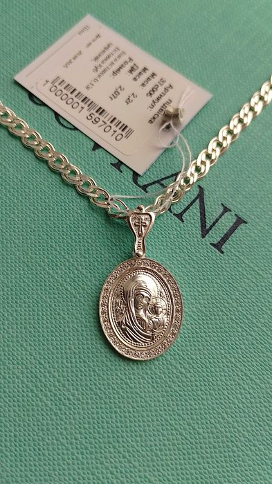 Красивое плетение Нонна, Мона Лиза серебряная цепочка 50 55 60 см