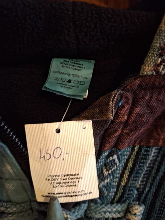 Płaszcz etniczny Etno boho style