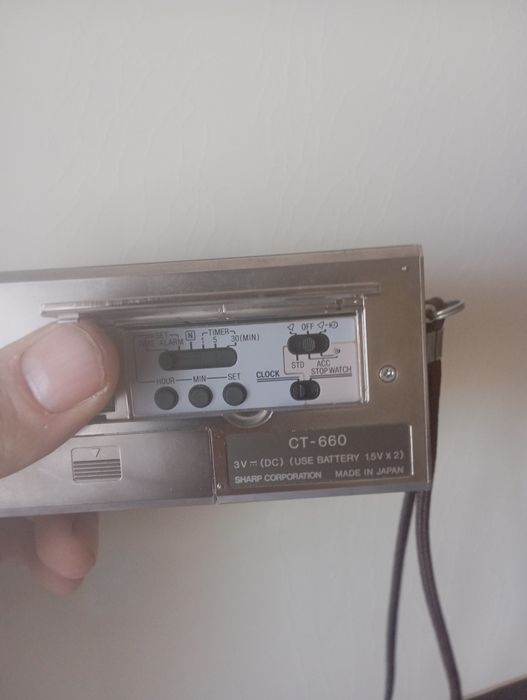 Despertador sharp  CT -660 de coleção