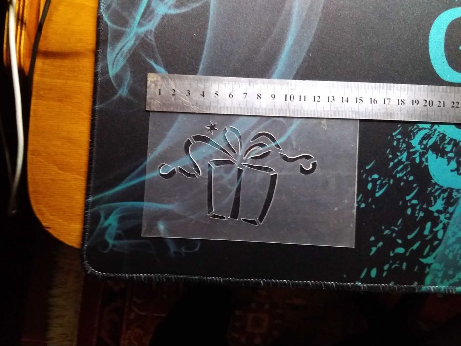 Трафареты для декора на новогоднюю тематику