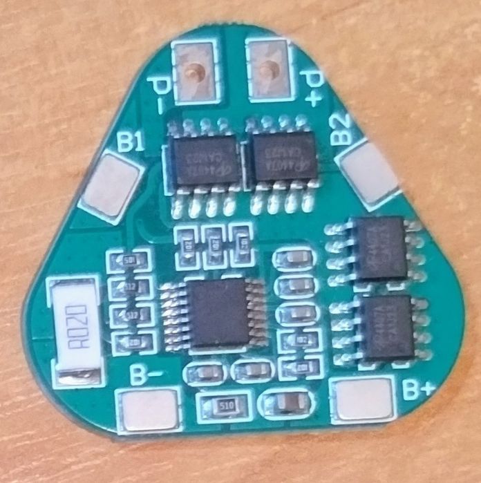 BMS контролер (плата захисту li-ion) 3S 8A 11.1V 12.6V