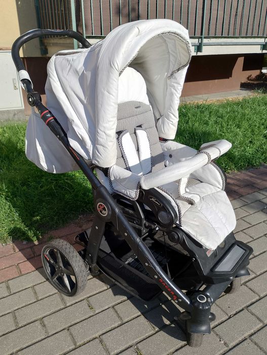 Hartan Racer GT + fotelik Cybex Aton5, zestaw 3w1 na zimę + dodatki