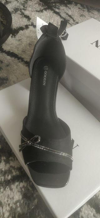 Zestaw eleganckie czarne buty 39goodin