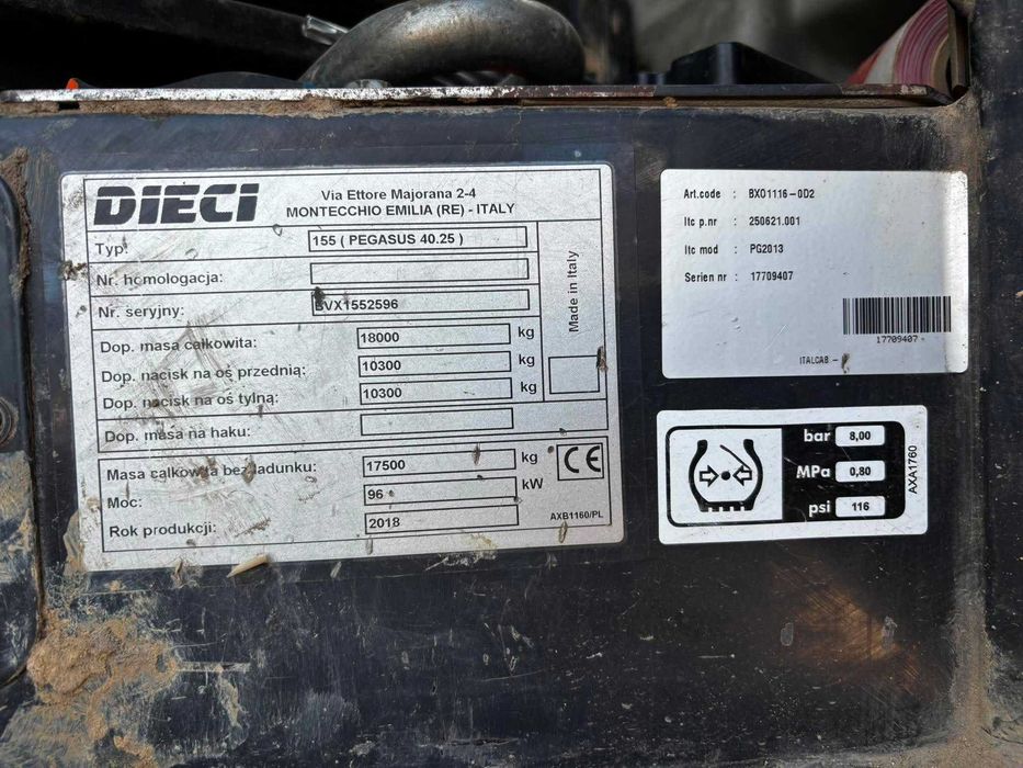Dieci Pegasus 40.25 2018r.