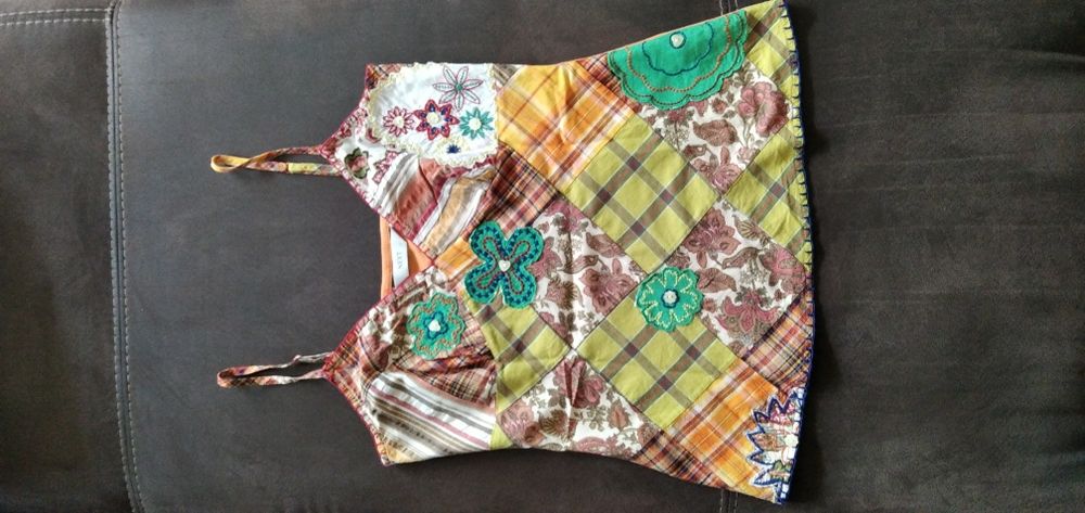 Koszulka na ramiączkach NEXT r. 38, styl boho