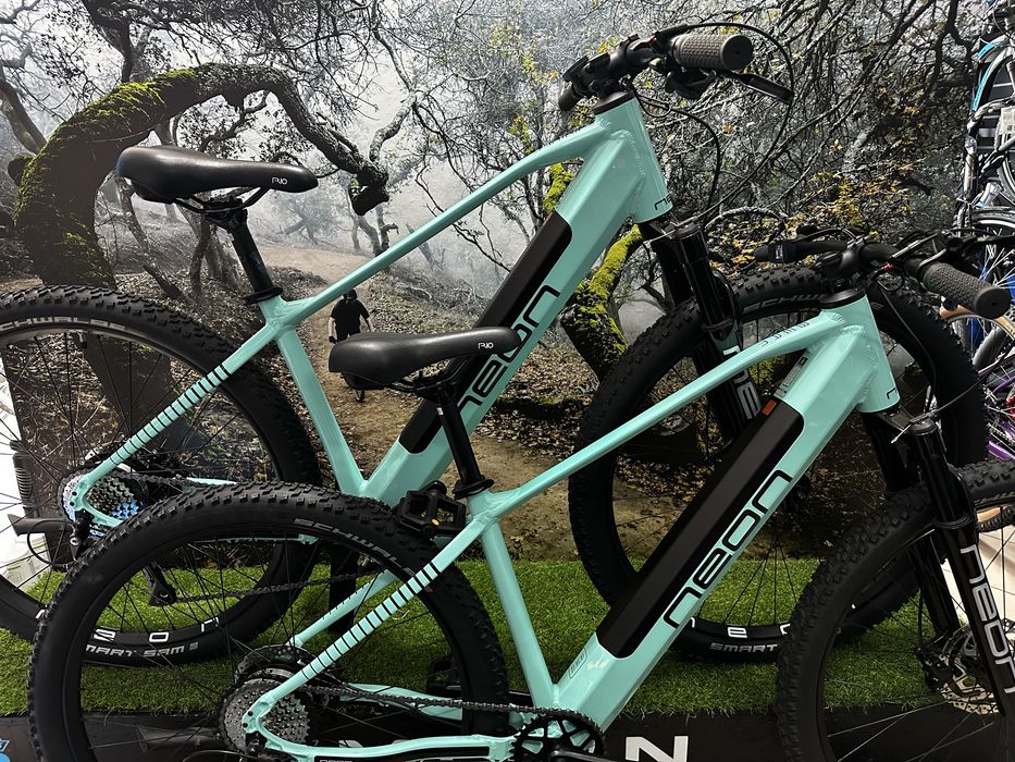 Rower Gorski E-MTB Elektryczny NEON Beam 1.0 mietowy - Active Zone