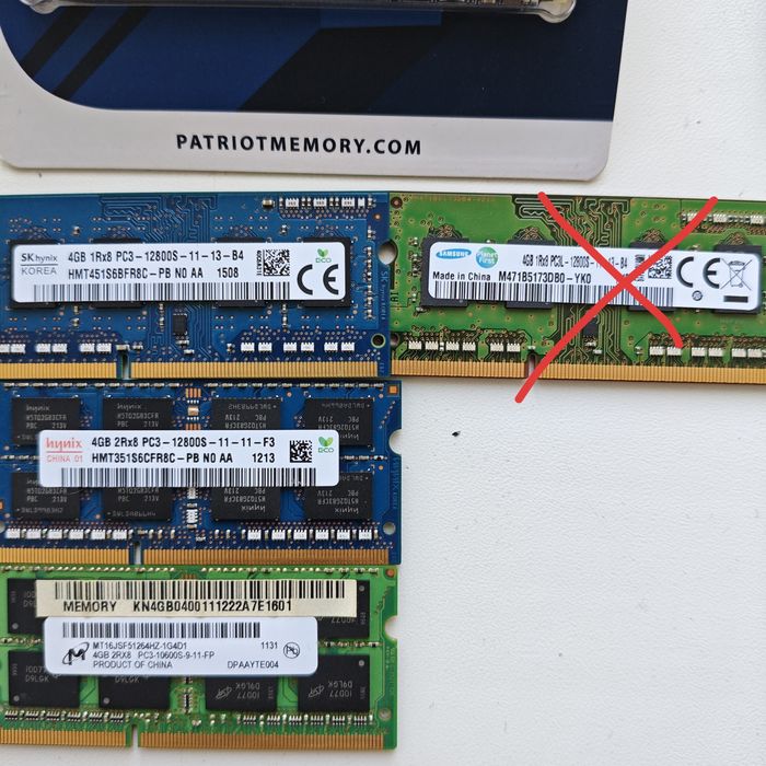 Ssd patriot m2 512gb, ddr3 4gb