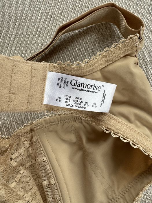 90 D koronkowy bezowy  Glamorise