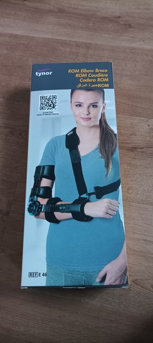 Orteza łokciowa ręka lewa
