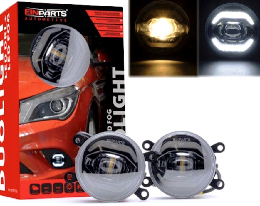 EINPARTS 2w1 Światła Dzienne LED DRL + Halogeny MITSUBISHI Citroen RENAULT