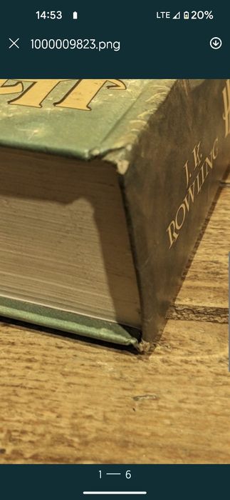 Harry Potter  tomy 2, 3, 4, 7 twarda okładka - pierwsze wydania