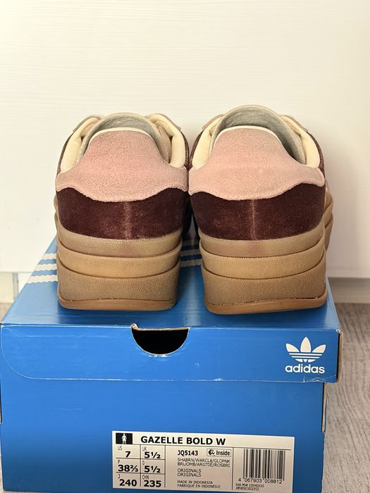 кросівки adidas gazelle bold w pink brown