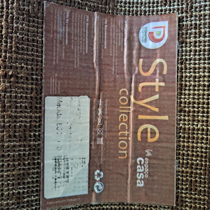 Tapete passadeira castanha