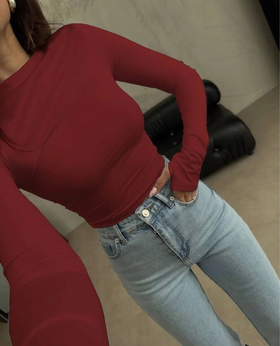 Лонгслів жіночий базовий | Великий вибір кольорів | 42-46, 48-52