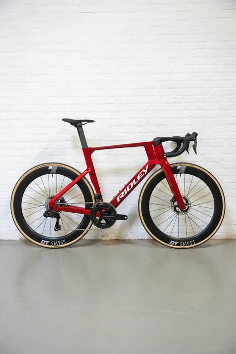 Ridley Noah Fast 3.0 Shimano Ultegra Di2 r8100 2x12s – karbonowy rower szosowy aero – NOWY - DTSwiss ARC1400 - Czerwony