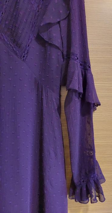 Vestido Festa Roxo NOVO, M-L