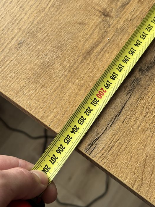 Biurko narożne drewniane