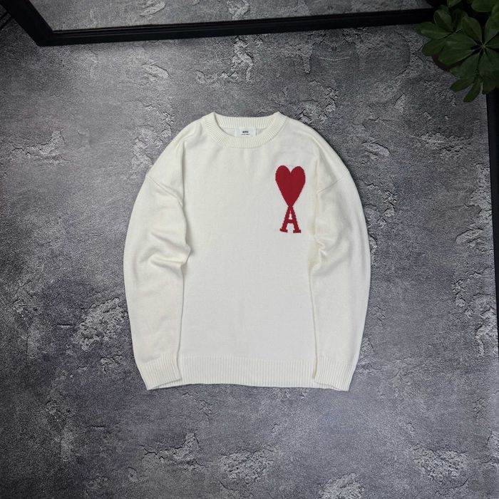 Светр AMI Paris з преміум бавовни кофта свитер ами