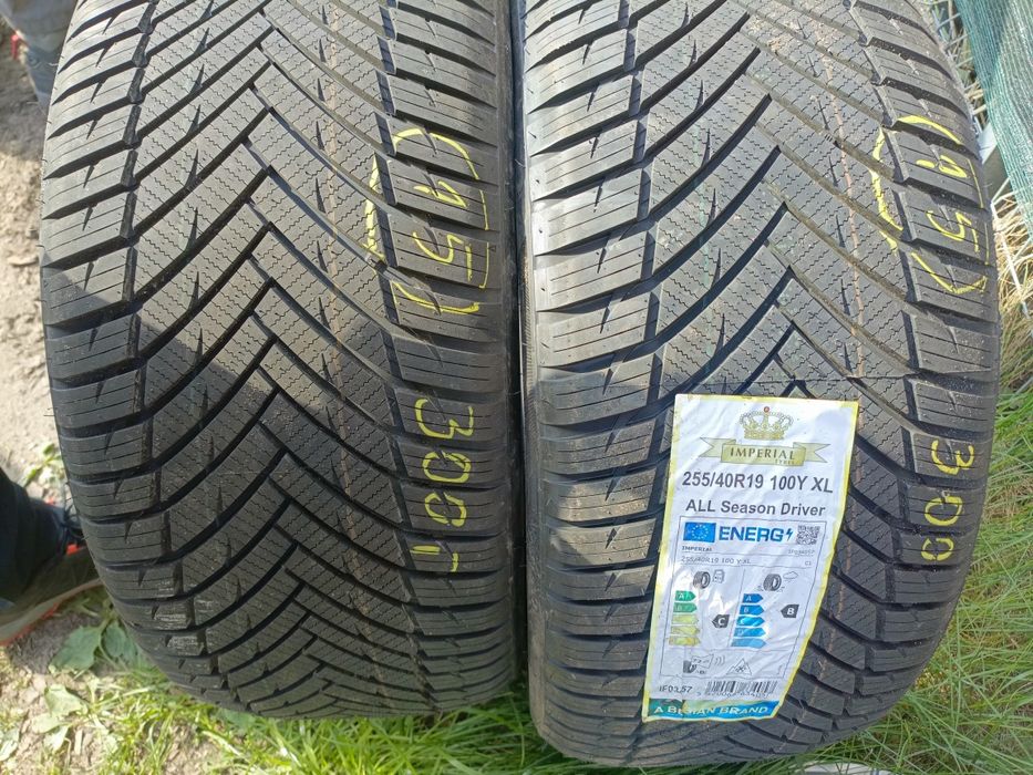 Nowe opony całoroczne wielosezonowe 255/40/19 imperial 2 sztuki