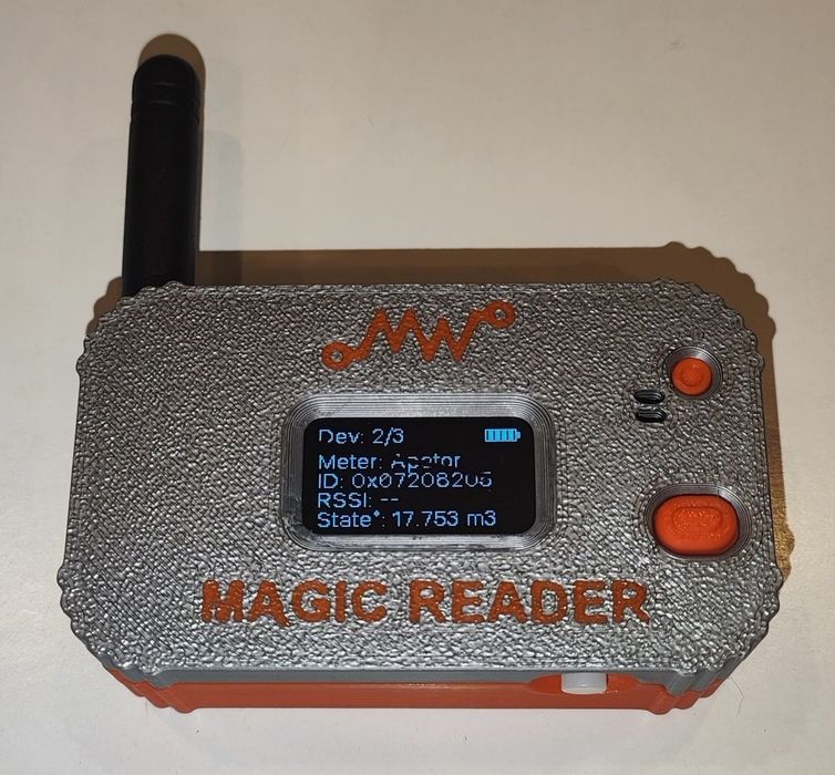 Magic Reader - czytnik liczników radiowych dla każdego! Bez HA i progr