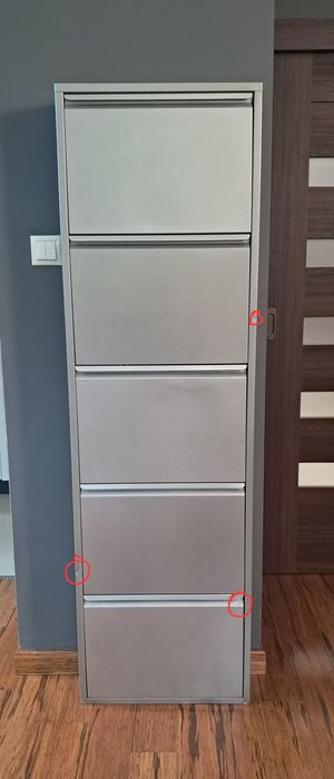 Szafka na buty metalowa