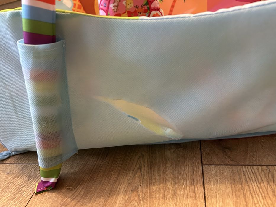 Mata edukacyjna kolorowa basen z kulkami