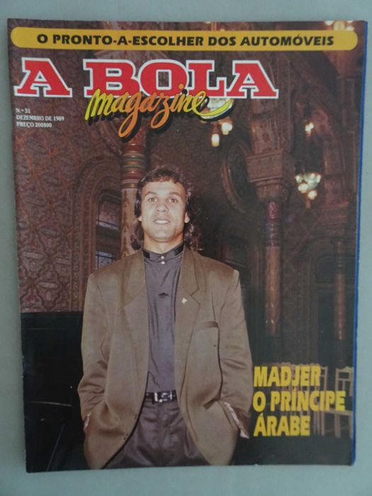 Revista A Bola Magazine nº 31 - 1989
