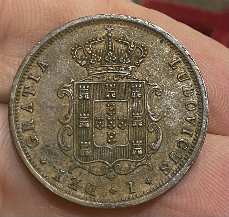 Moeda  513 - V Reis D LUIS I - 1868