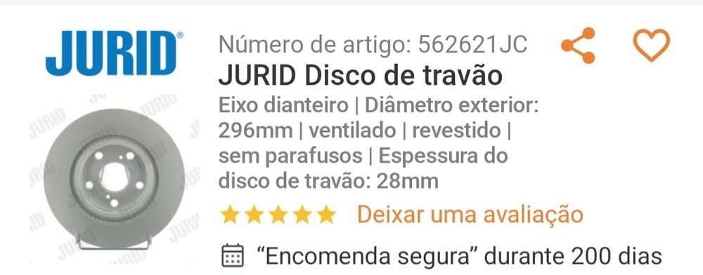 Discos e pastilhas dianteiro