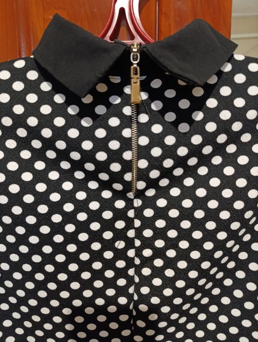 Туніка в горох подовжена