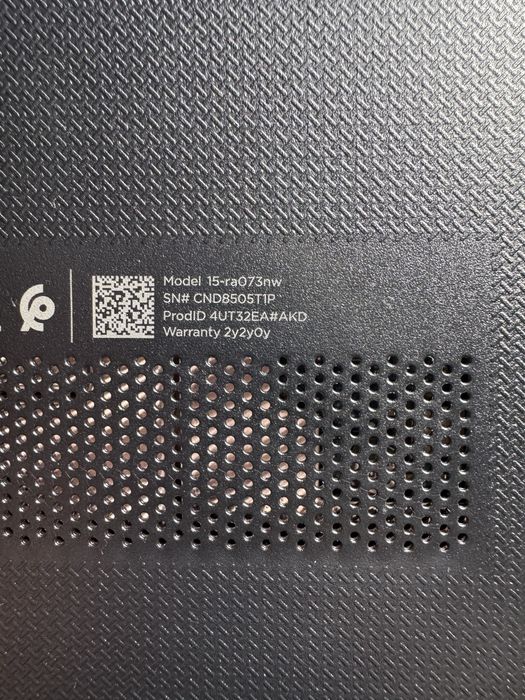 HP Notebook - 15-ra073nw używany