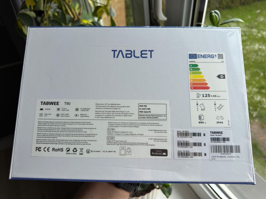 Tablet TABWEE T90 11" 8 GB / 128 GB szary TOMI-TECH