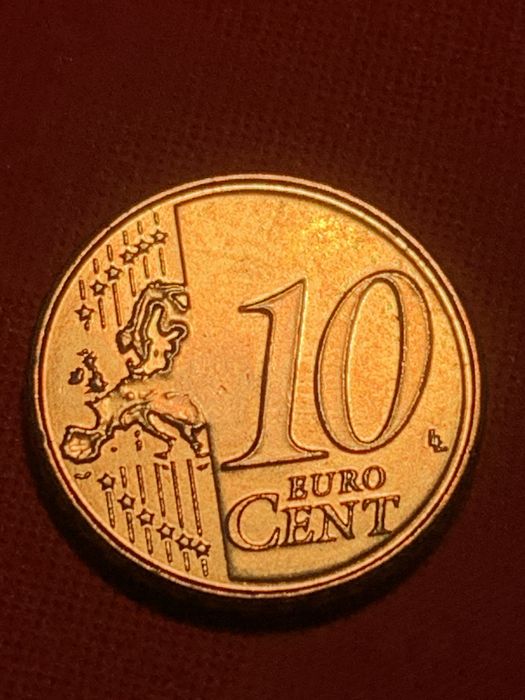 Moeda de 10 cêntimos da Croácia