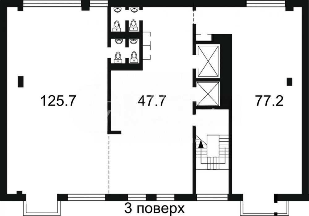 Оренда офісу 288 м.кв. Метро Університет