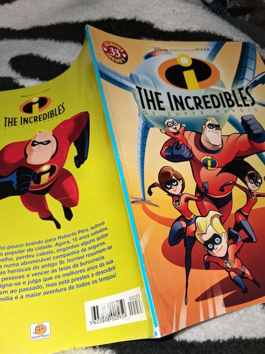 Livro Banda Desenhada The Incredibles