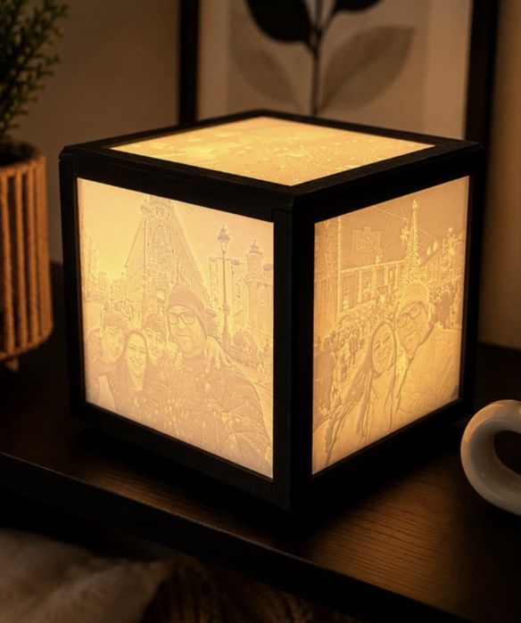 Luminaria Cubo perfeita