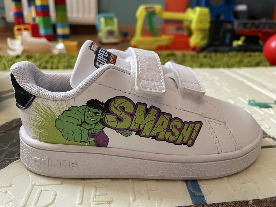 Дитячі кеди білі Adidas, адідас 23р