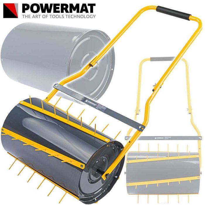 POWERMAT Walec Ogrodowy Trawy Aerator Trawnika Ubijak Gleby 35l PM1275